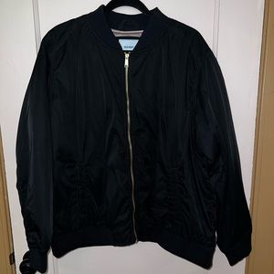 Old Navy Black Bomber Jacket